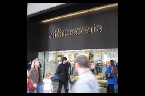 Milan’s La Rinascente department store